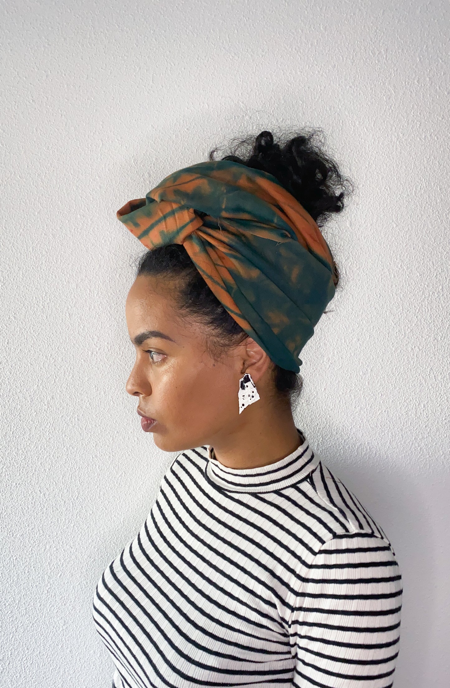 Resilience Headwrap Orange/Green