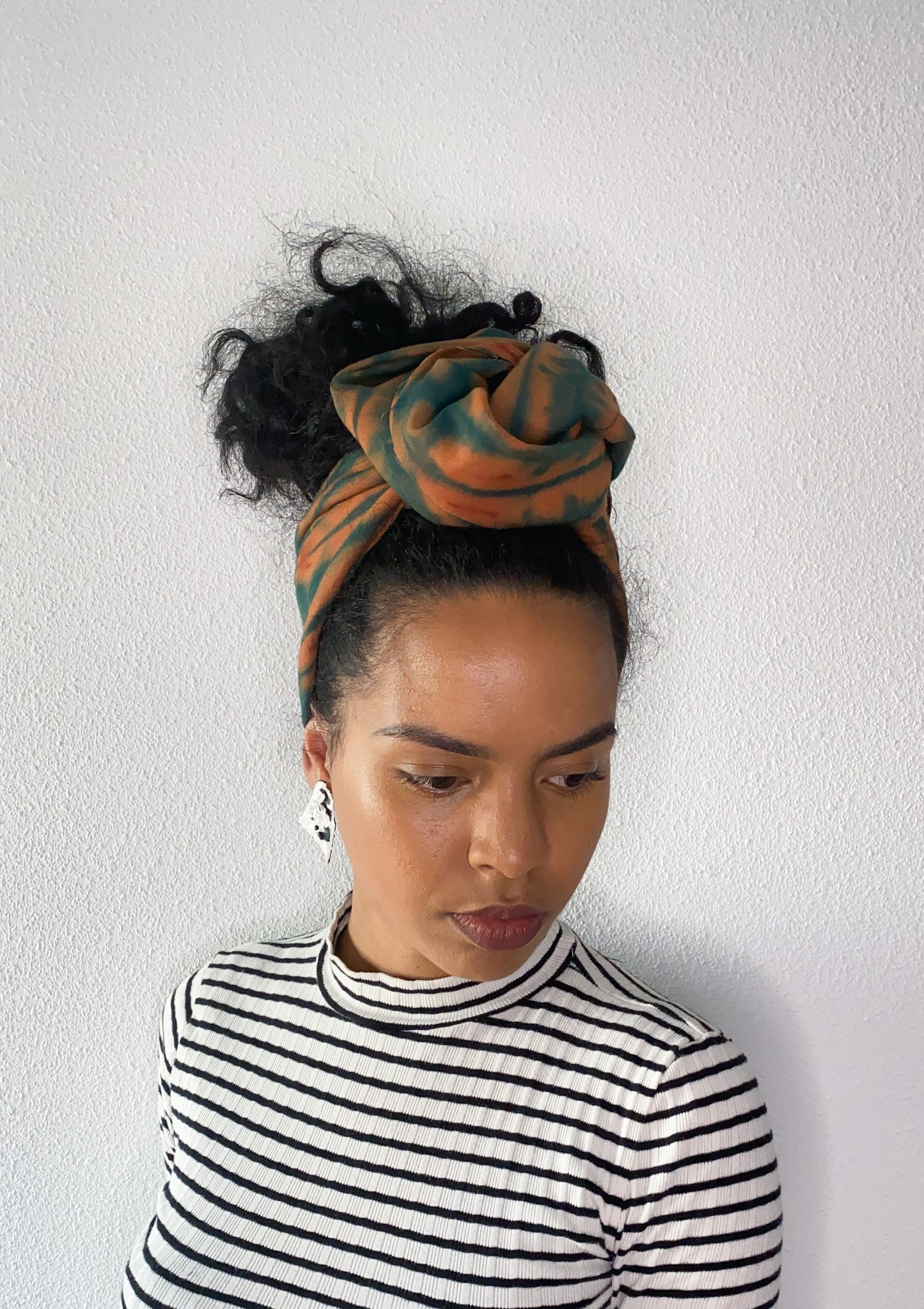 Resilience Headwrap Orange/Green